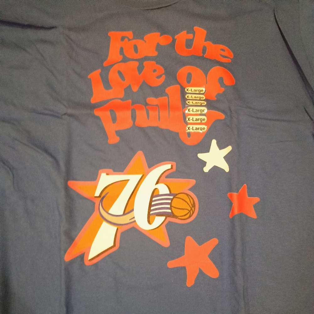 Mitchell & Ness 76ers graphic Short Sleeve Tee